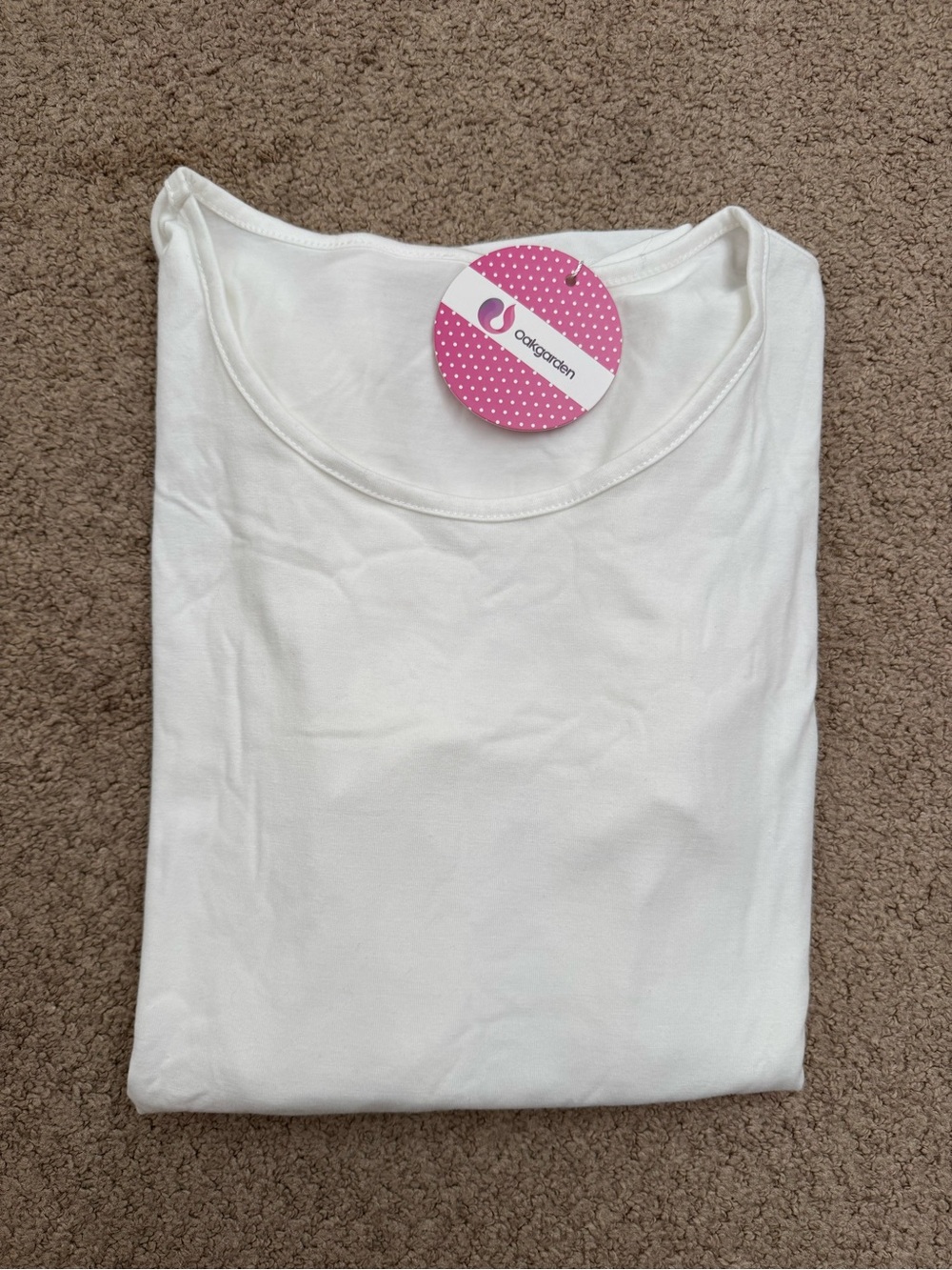 White Nursing Long SleeveTee with Tag